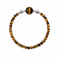 Tiger Eye Crystal Bead Bracelet
