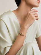 Tiger Eye Mood Calendar Bracelet
