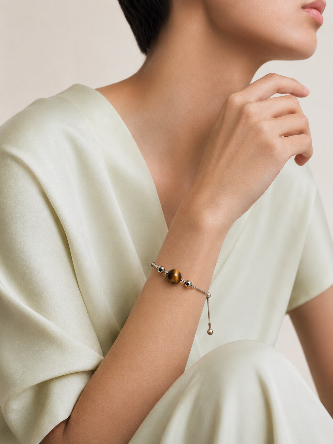 Tiger Eye Mood Calendar Bracelet