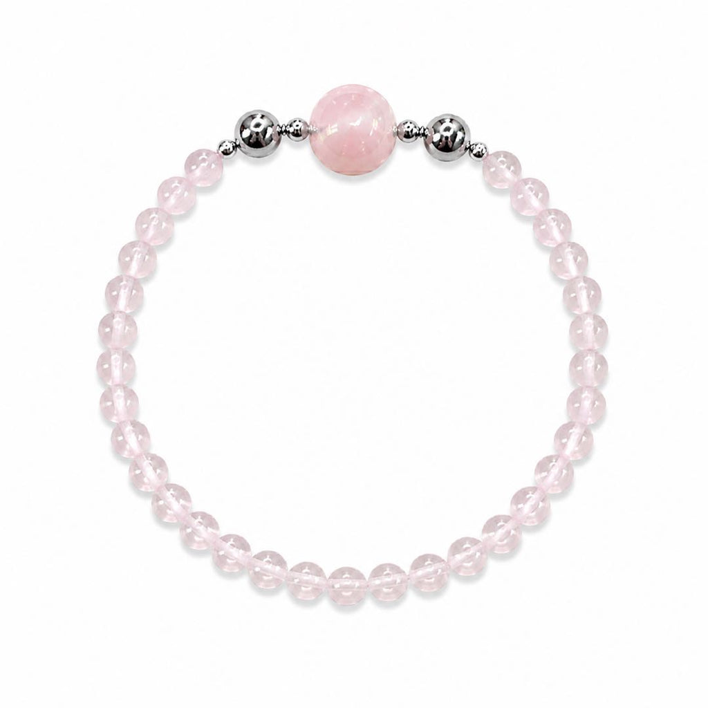 Mother of Pearl Crystal Bead Bracelet