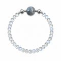Moonstone Crystal Bead Bracelet