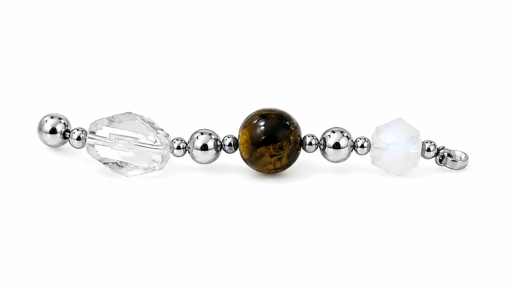 Clear Crystal Irregular Charm styling idea 2
