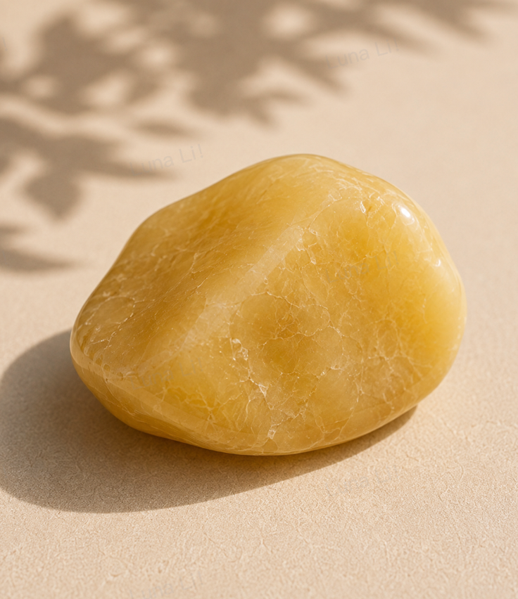 Natural Golden Jade stone