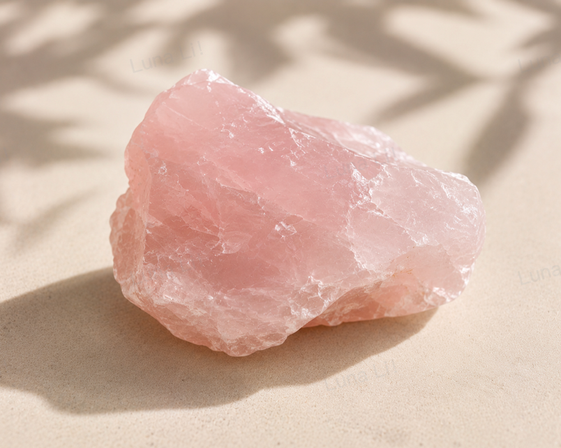 Natural Rose Quartz stone