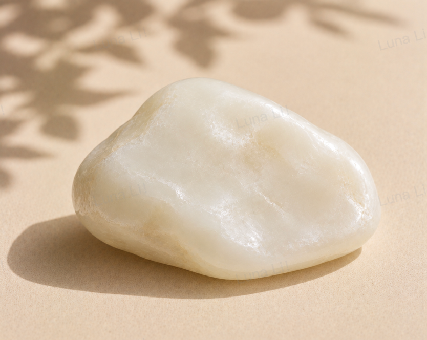 Natural White Jade stone
